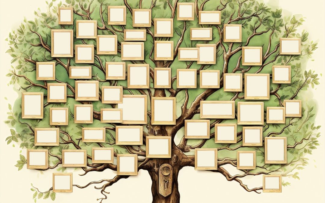 Arbre généalogique en lien avec la constellation familiale